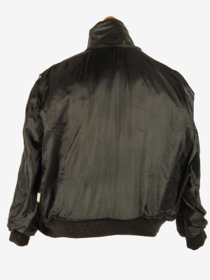 Men's Leather Motorcycle Biker Jacket Vintage Size XL Black C2723-159636