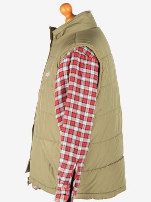 Mens Puma Puffer Gilet Padded Waistcoat Vintage Size L Green C2819-160222