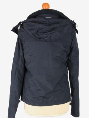 Super Dry Womens Jacket Cliff Emboss Outdoor Vintage Size S Navy C2835-160319
