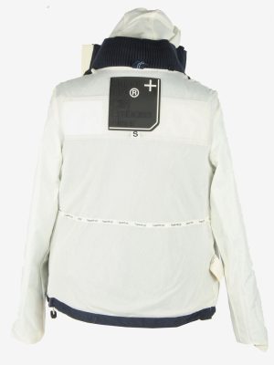 Super Dry Womens Jacket Cliff Emboss Outdoor Vintage Size S Navy C2835-160320