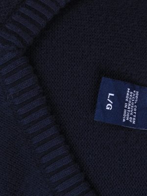 Chaps Men's Jumper Gilet Tank Top Vintage Size L Navy -IL2581-164267