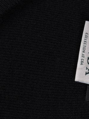 Sleeveless Jumper V Neck Cardigan Waiscoat Vintage Size M Black -IL2586-164287