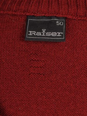 Men's Sleeveless Jumper Gilet Cardigan Vintage Size M Maroon -IL2606-164367