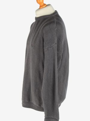 Chaps Crew Neck Caple Jumper Pullover Vintage Size XL Dark Grey -IL2461-161256