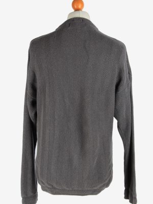 Chaps Crew Neck Caple Jumper Pullover Vintage Size XL Dark Grey -IL2461-161257