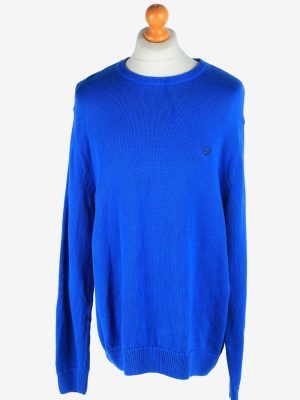 Chaps Crew Neck Jumper Pullover Vintage Size XL Blue -IL2468-0