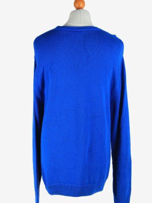 Chaps Crew Neck Jumper Pullover Vintage Size XL Blue -IL2468-161285