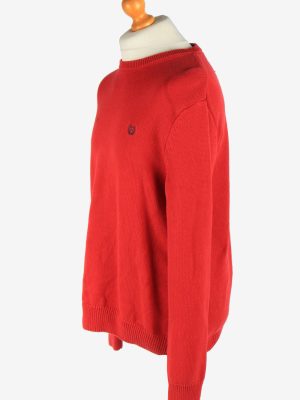 Chaps Crew Neck Jumper Pullover Vintage Size L Red -IL2475-161312