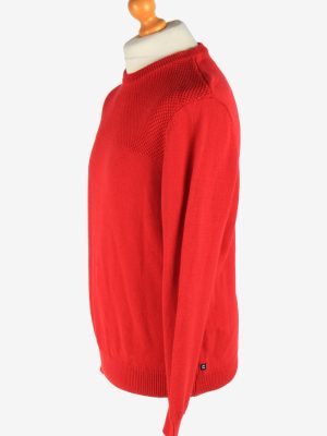 Chaps Crew Neck Jumper Pullover Vintage Size S Red -IL2478-161324