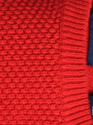 Chaps Crew Neck Jumper Pullover Vintage Size S Red -IL2478-161326