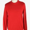 Chaps Crew Neck Jumper Pullover Vintage Size S Red -IL2478-0