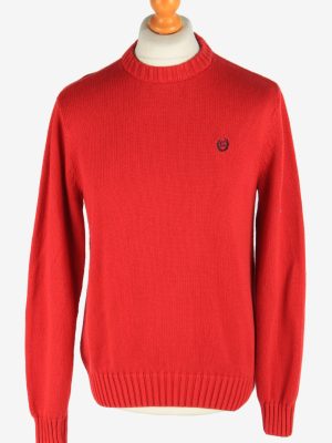 Chaps Crew Neck Jumper Pullover Vintage Size XL Red -IL2479-0