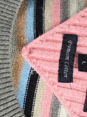 Tommy Hilfiger Crew Neck Jumper Pullover Vintage Size L Multi -IL2488-161366