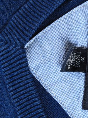 Tommy Hilfiger V Neck Jumper Pullover Vintage Size XL Dark Blue -IL2511-161458