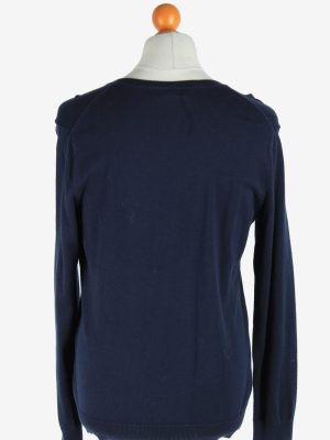 Tommy Hilfiger V Neck Jumper Pullover Vintage Size XL Navy -IL2515-161473