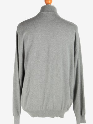 Chaps Zip Neck Jumper Pullover Vintage Size XL Grey -IL2527-162232