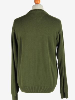 Tommy Hilfiger Crew Neck Jumper Pullover Vintage Size L Dark Green -IL2542-162292