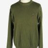 Tommy Hilfiger Crew Neck Jumper Pullover Vintage Size L Dark Green -IL2542-0