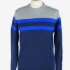 Tommy Hilfiger Crew Neck Jumper Pullover Vintage Size M Multi -IL2555-0