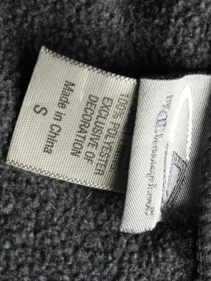 Champion Fleece Jacket Vintage Size S Dark Grey -IL2563-162377