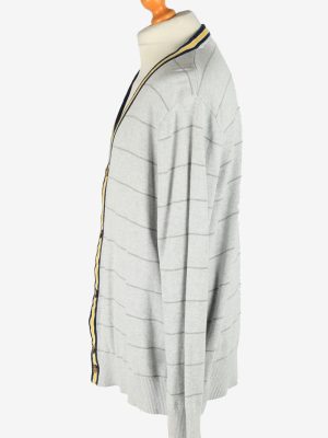 Tommy Hilfiger Full Button Cardigan Vintage Size XXL Light Grey -IL2571-162403