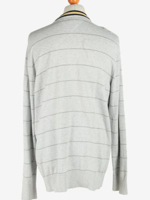 Tommy Hilfiger Full Button Cardigan Vintage Size XXL Light Grey -IL2571-161736