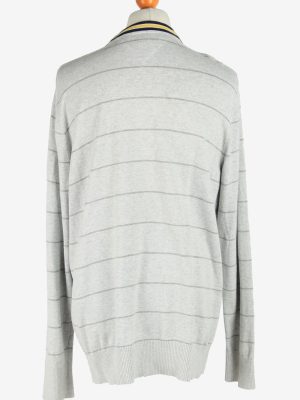 Tommy Hilfiger Full Button Cardigan Vintage Size XXL Light Grey -IL2571-162404