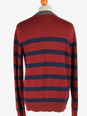 Tommy Hilfiger Full Button Cardigan Vintage Size L Maroon -IL2572-162408
