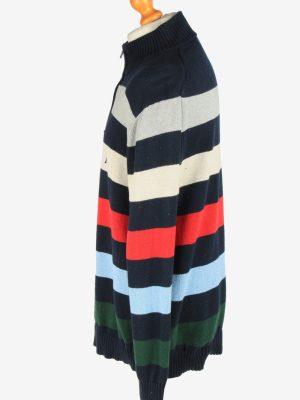 Nautica Zip Neck Jumper Pullover Vintage Size XL Colared -IL2407-161038