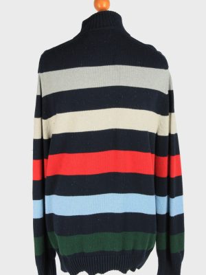 Nautica Zip Neck Jumper Pullover Vintage Size XL Colared -IL2407-161039