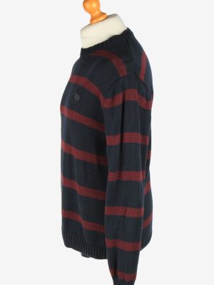 Chaps Crew Neck Jumper Pullover Vintage Size M Navy -IL2439-161166