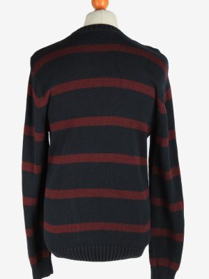 Chaps Crew Neck Jumper Pullover Vintage Size M Navy -IL2439-161167