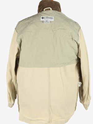 Columbia Unisex Jacket Ourdoor Road Vintage Size S Beige C2850-160411