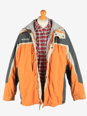 Columbia Men's Waterproof Jacket Polar Lined Vintage Size L Multi C2854-160432