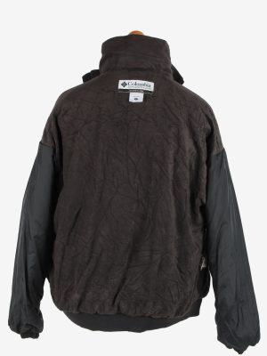 Columbia Men's Waterproof Jacket Polar Lined Vintage Size L Black C2855-160441