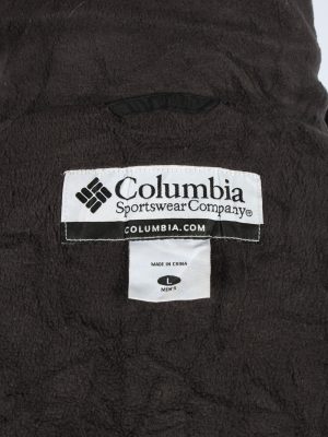 Columbia Men's Waterproof Jacket Polar Lined Vintage Size L Black C2855-160442