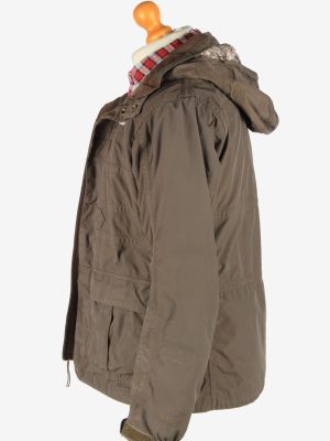 The North Face Women's Jacket Outdoor Hooded Vintage Size L Dark Brown C2865-160499