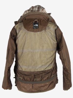 The North Face Women's Jacket Outdoor Hooded Vintage Size L Dark Brown C2865-160501