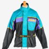 Polo Men's Motorcycle Jacket Puffer Vintage Size XL Multi C2866-0