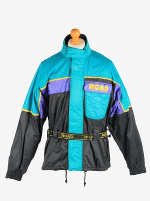 Polo Men's Motorcycle Jacket Puffer Vintage Size XL Multi C2866-0