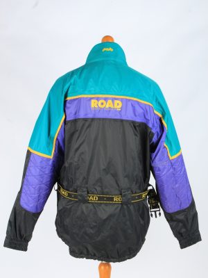 Polo Men's Motorcycle Jacket Puffer Vintage Size XL Multi C2866-160506