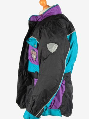 Blue Delta Men's Motorcycle Jacket Thermal Ice Shield Vintage Size L Multi C2867-160511