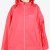 Columbia Women's Raincoat Waterproof Vintage Size XL Pink C2869-0