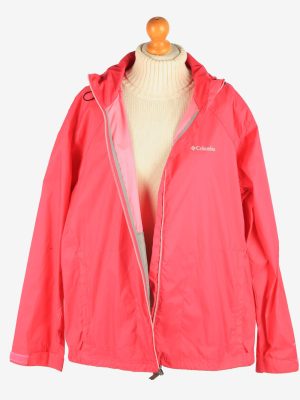 Columbia Women's Raincoat Waterproof Vintage Size XL Pink C2869-160522