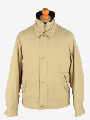 Daniel Hechter Men's Jacket Classic Zip Up Vintage Size M Beige C2878-0