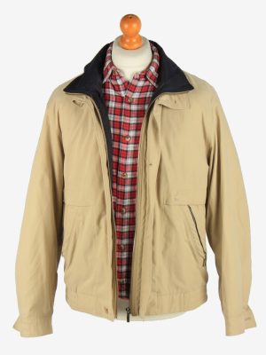 Daniel Hechter Men's Jacket Classic Zip Up Vintage Size M Beige C2878-160576