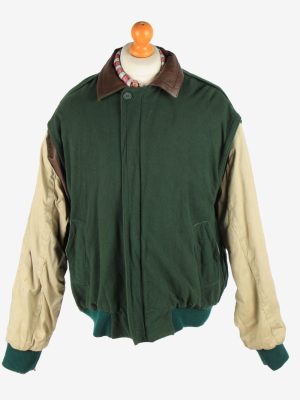 Rosner Men's Baseball Jacket USA Outdoor Vintage Size XXL Dark Green C2880-0