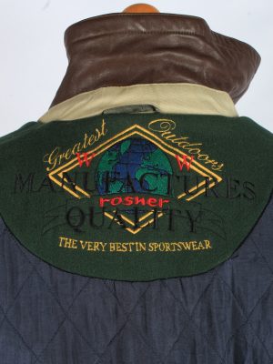 Rosner Men's Baseball Jacket USA Outdoor Vintage Size XXL Dark Green C2880-160592