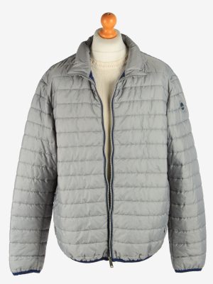 Mens Timberland Padded Jacket Lightweight Vintage Size XXXL Light Grey C2940-162053