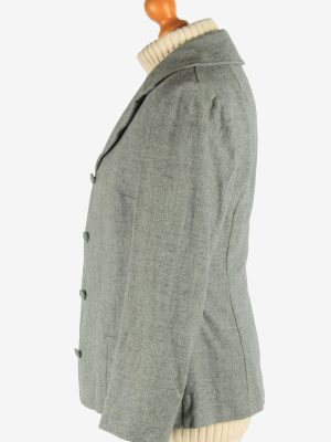 Women's Pendleton Wool Blazer Jacket Button Up Vintage Size S Grey C2952-162154